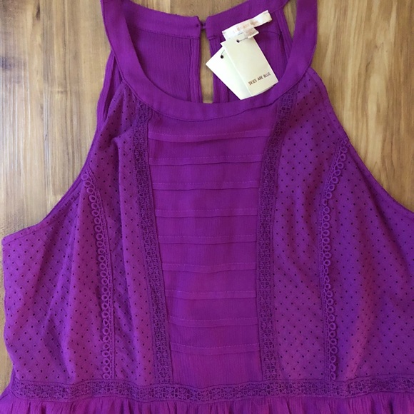 Skies are Blue Magenta Dress XXL - Picture 3 of 7